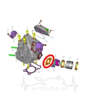 Прокладка впускного колектора Bajaj Boxer JV581404